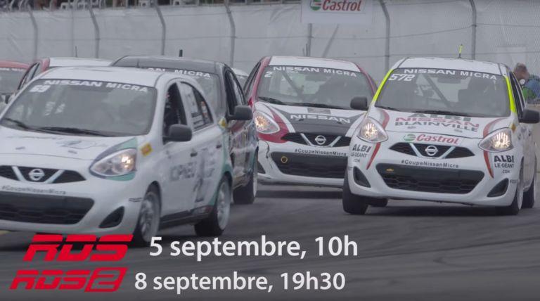 La Coupe Nissan Micra dans le feu de l’action cet automne : en ondes sur RDS, TVA et TVA Sports ainsi qu’au Super Auto Show