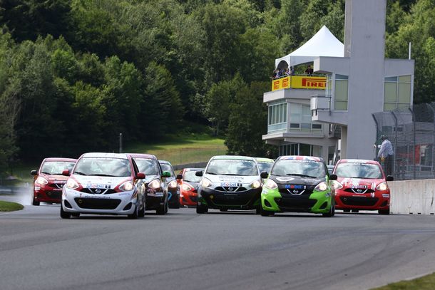 La Coupe Nissan Micra en action au Circuit Mont-Tremblant cette fin de semaine